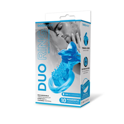 Rechargeable Duo Ring with Clitoris Tickler