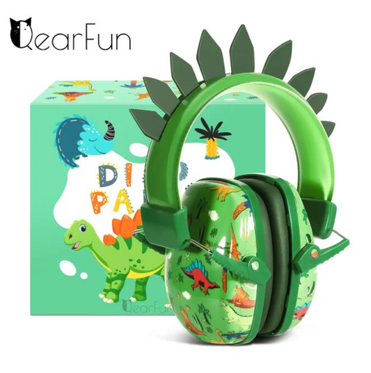 Cute Kids Ear Protection - Baby Noise Dinosaur ear muffs