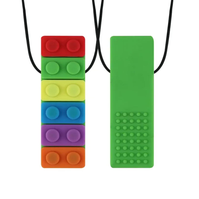 Sensory Chewy Necklace Brick - Textured