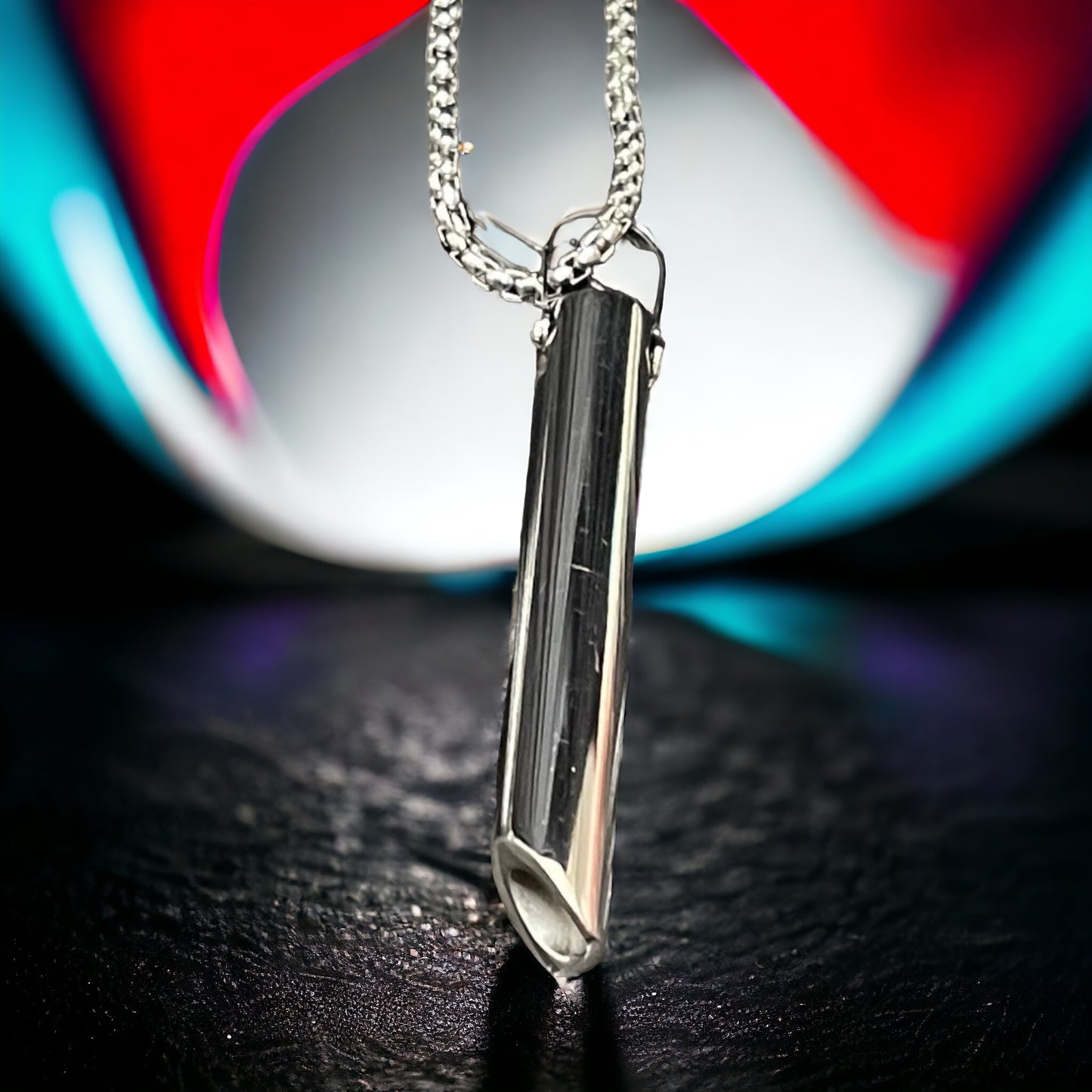 Stainless Steel - Mindful Breathing Unisex Necklace