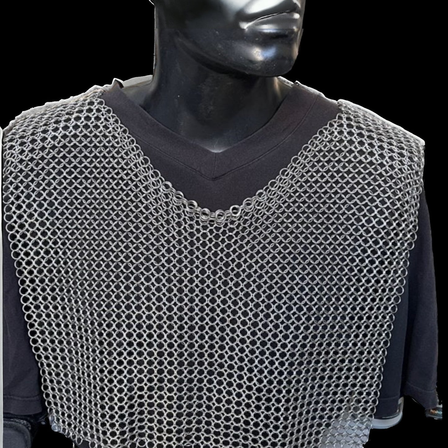 Chain Maille Hand Crafted 'Open' Vest - Free Size