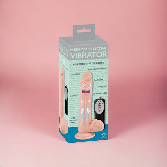 Medical Silicone 8″ Pulsating Vibrator