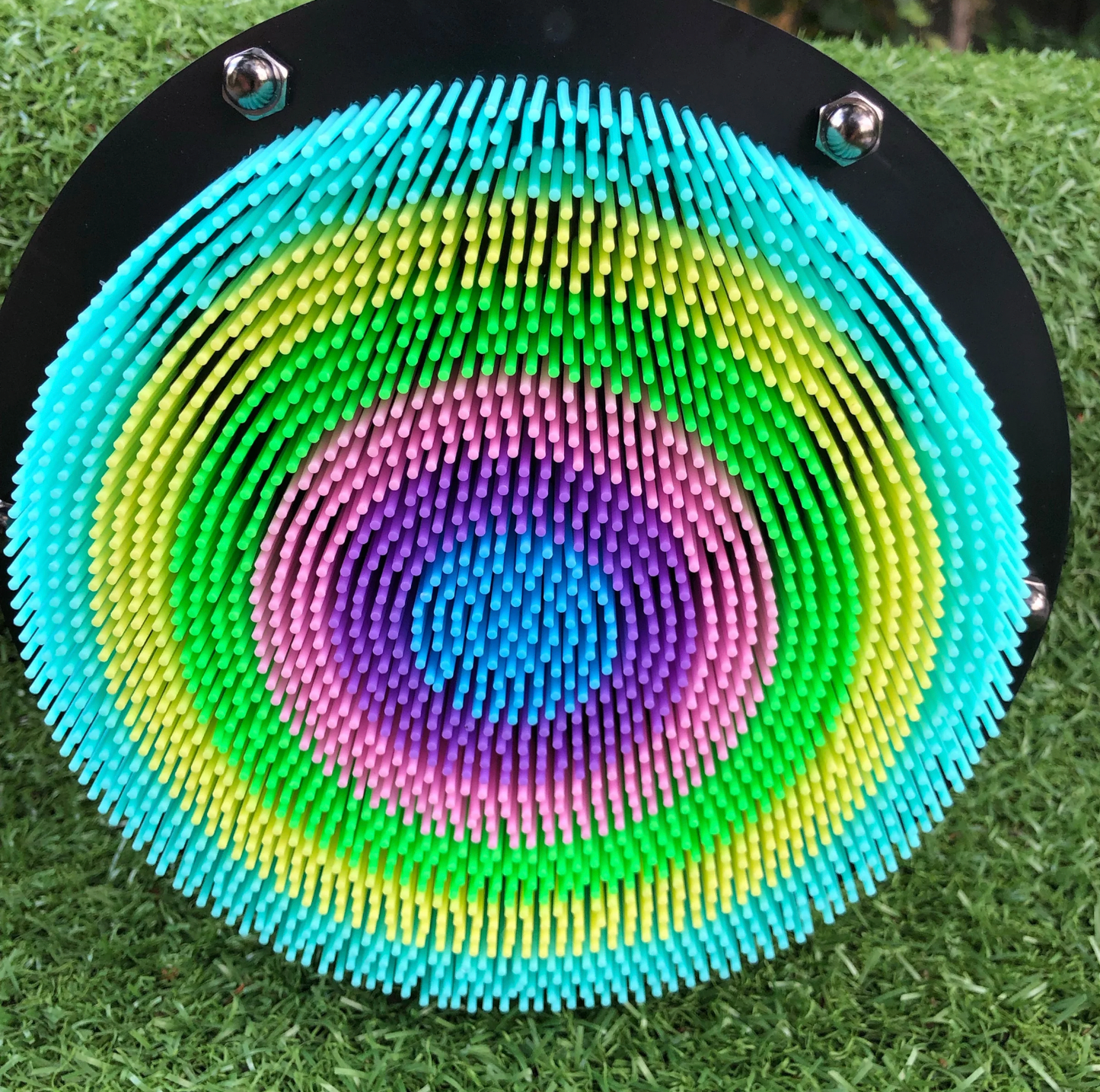 Large Rainbow Pin Art