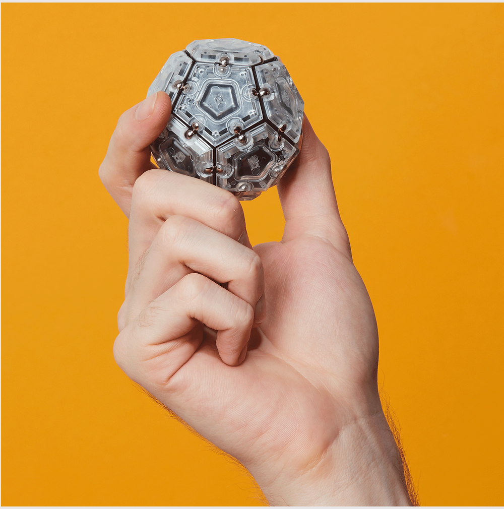 Geode Magnetic Fidget Sphere - Slate ⭐️⭐️⭐️