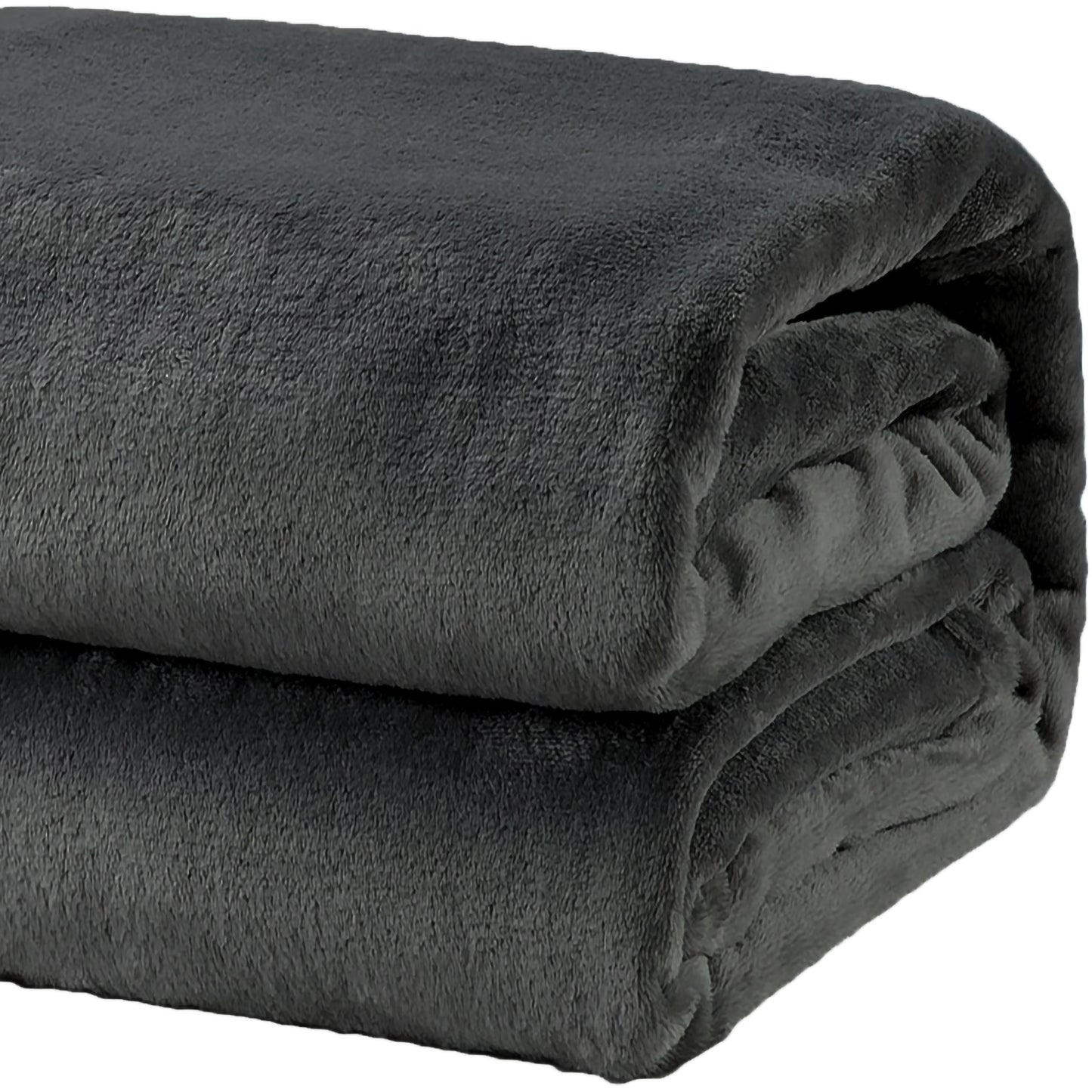 Heavy Weight Acrylic Mink Charcoal Blanket by Renee Taylor