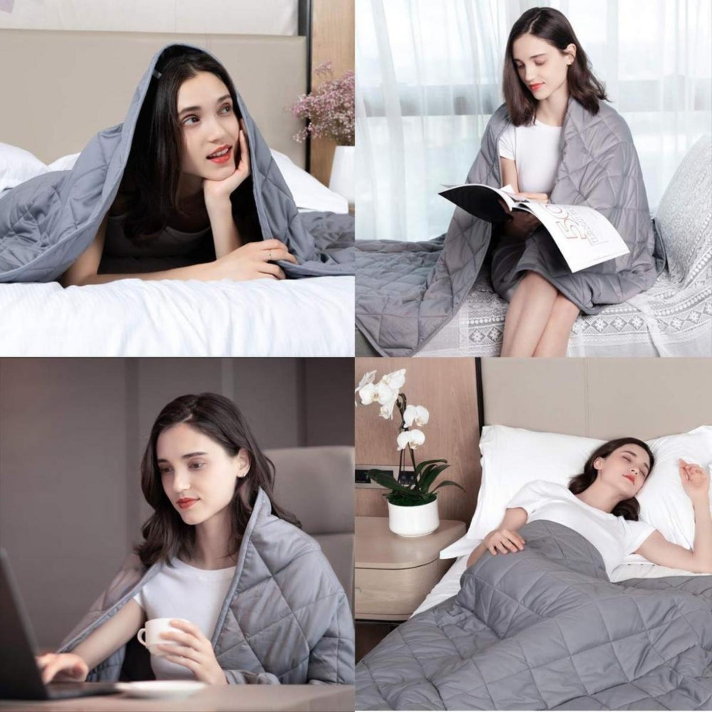 Gominimo Weighted Blanket 7KG Light Grey