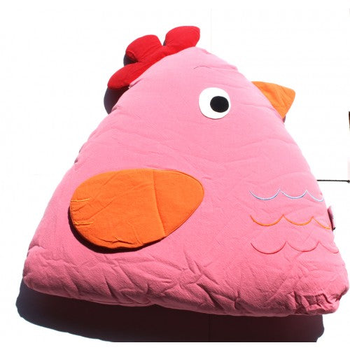 Chick Cuddling Cushion - Pink