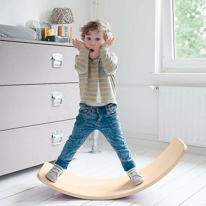 Balance Board Beam Wooden Seesaw