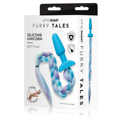 WhipSmart Furry Tales Silicone Unicorn Butt Plug and Claws