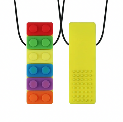 Sensory Chewy Necklace Brick - Textured