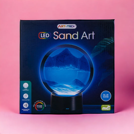 Blue LED Sand Art