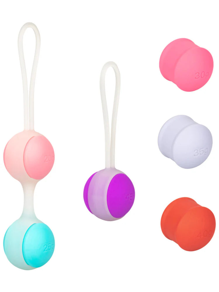 SHE-OLOGY Interchangeable Weighted KEGEL SET